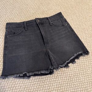 Joe's Jeans Charcoal Frayed Hem Shorts